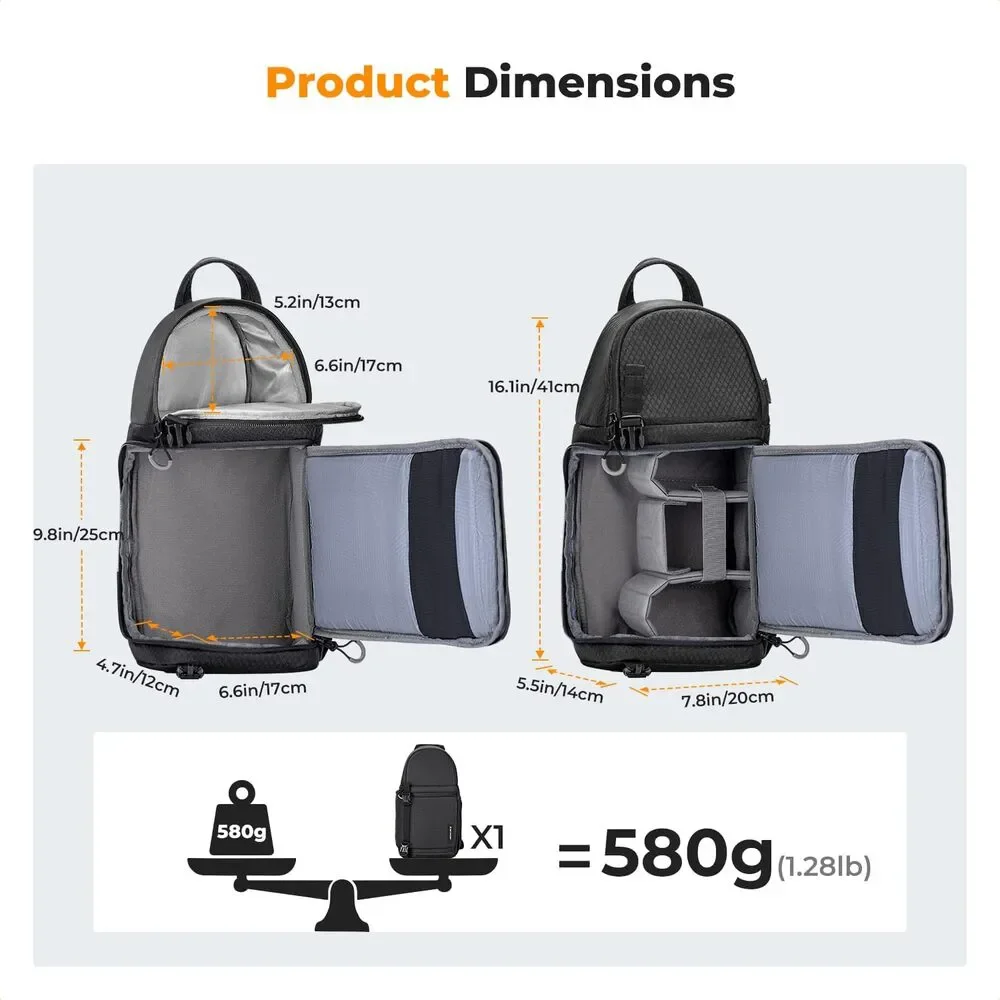 K&F CONCEPT Camera Sling Bag